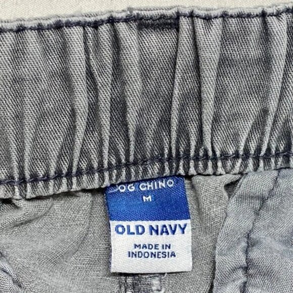 Old Navy OG Chino Pant Women's Medium Washed Gray Cotton Blend Casual GUC - Picture 10 of 12